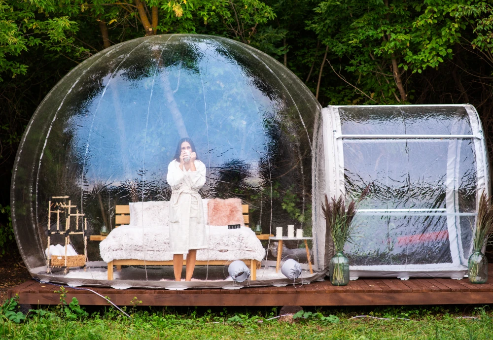 transparent crystal tents