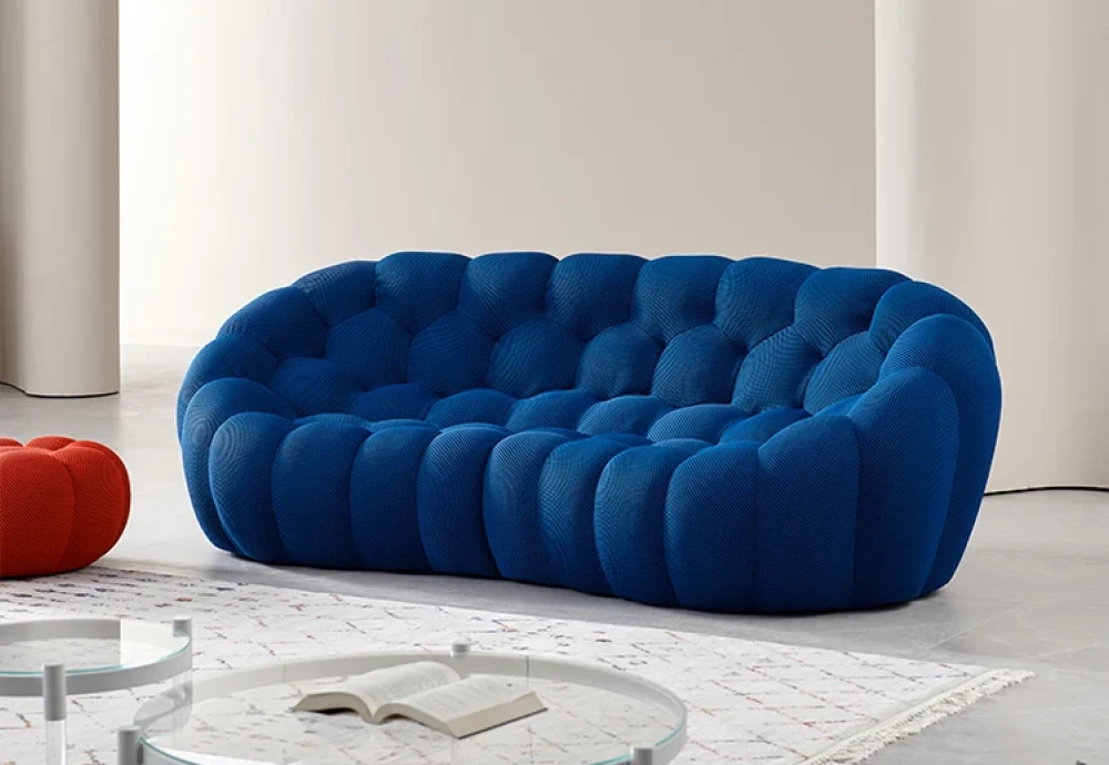 velvet bubble couch